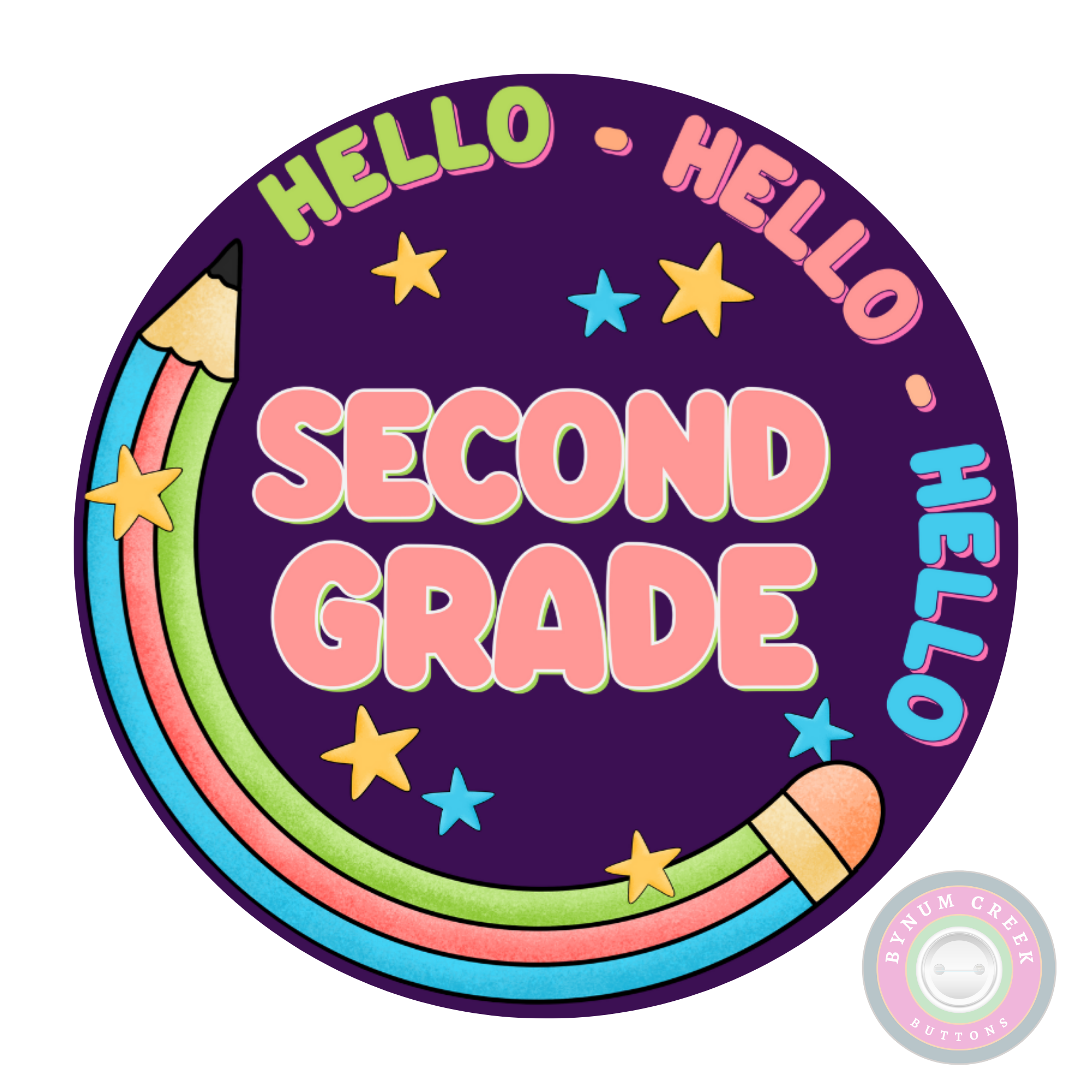 2nd Grade - Hello Curvy Pencil